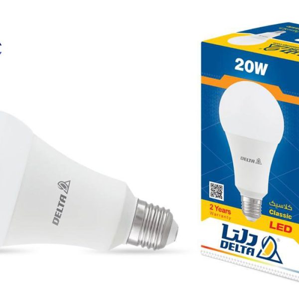 لامپ ال ای دی دلتا | کلاسیک | 20 وات E27