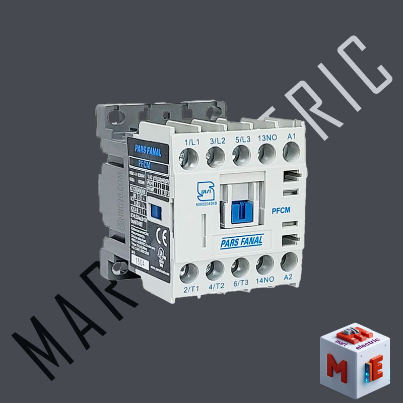 pfcm-01 مینی کنتاکتور 9 آمپر PFCM-9 پارس فانال