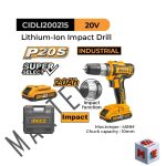 دریل پیچ گوشتی چکشی شارژی 20 ولت 2 آمپر اینکو مدل CIDLI200215